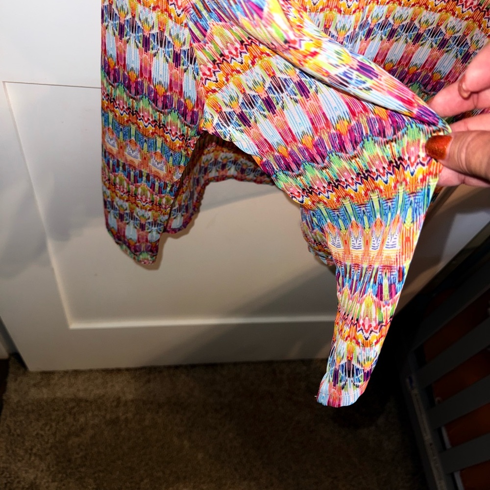 Papermoon Colorful Patterned Bathing Suit Cover - Picture 2 of 3